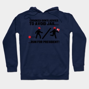 To Avoid Jail - Run For President! Hoodie